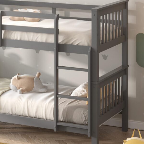 Single Wooden Bunk Bed - Image 3