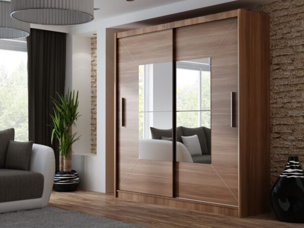 Marika Mirrored Sliding Door Wardrobe