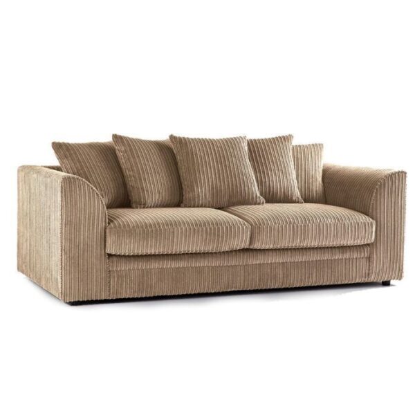 Zealous Jumbo Cord 3 Seater And 2 Seater In Camel - Image 3