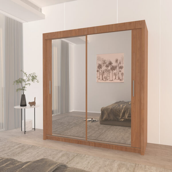 Milan Double Sliding Door Wardrobe - Image 20