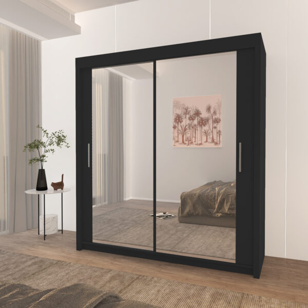 Milan Double Sliding Door Wardrobe - Image 2