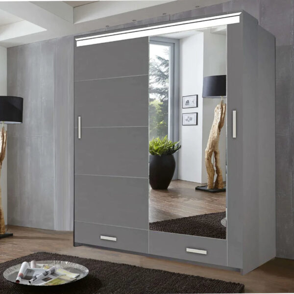 Florence High Gloss Wardrobe - Image 5