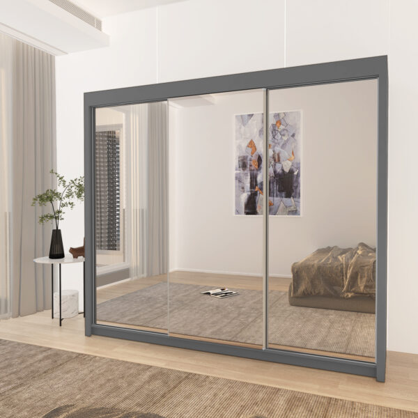 Milan Double Sliding Door Wardrobe - Image 16