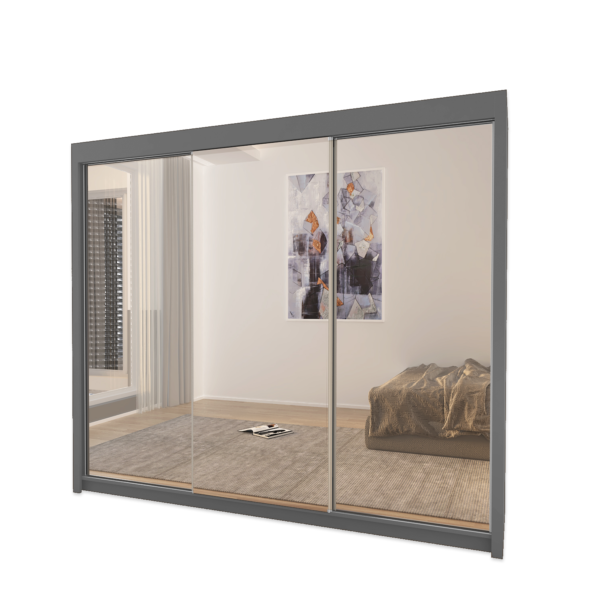 Milan Double Sliding Door Wardrobe - Image 17