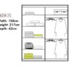 Chicago Mirror Sliding Door 150cm Wardrobe - Wenge - Image 3