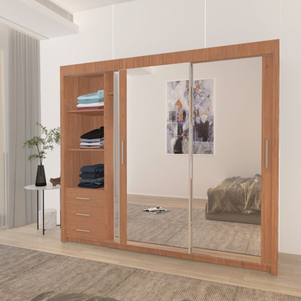 Milan Double Sliding Door Wardrobe - Image 19