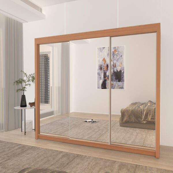 Milan Double Sliding Door Wardrobe - Image 18