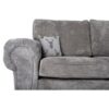 Verona High Back Chenille Fabric Sofa - Grey - Image 3