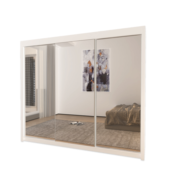 Milan Double Sliding Door Wardrobe - Image 12